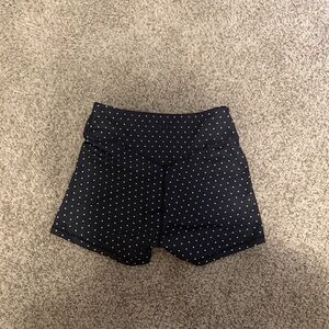 SHEIN Black Polka Dot High Waist Shorts